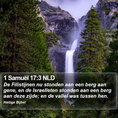 1 Samuël 17:3 NLD Bible Verse Image