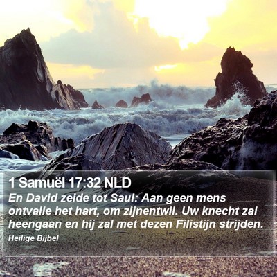 1 Samuël 17:32 NLD Bible Verse Image