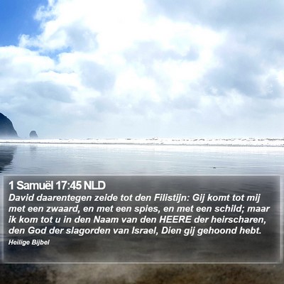 1 Samuël 17:45 NLD Bible Verse Image
