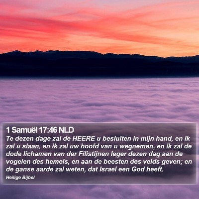 1 Samuël 17:46 NLD Bible Verse Image