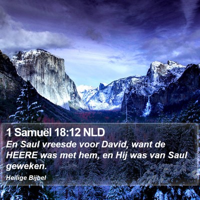 1 Samuël 18:12 NLD Bible Verse Image