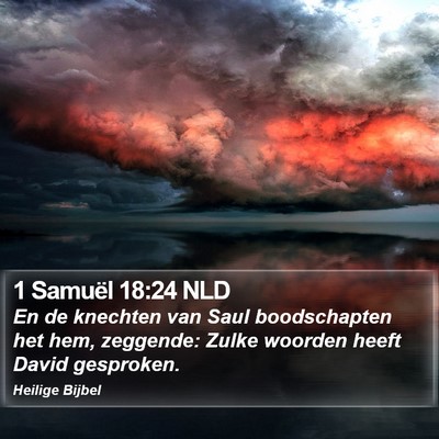1 Samuël 18:24 NLD Bible Verse Image