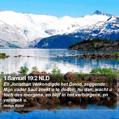 1 Samuël 19:2 NLD Bible Verse Image
