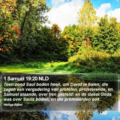 1 Samuël 19:20 NLD Bible Verse Image