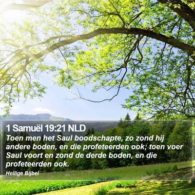 1 Samuël 19:21 NLD Bible Verse Image