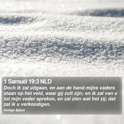 1 Samuël 19:3 NLD Bible Verse Image