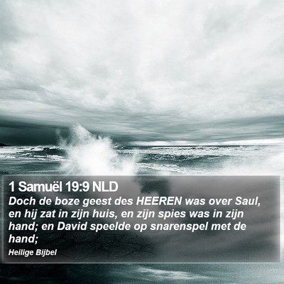1 Samuël 19:9 NLD Bible Verse Image