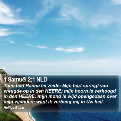1 Samuël 2:1 NLD Bible Verse Image