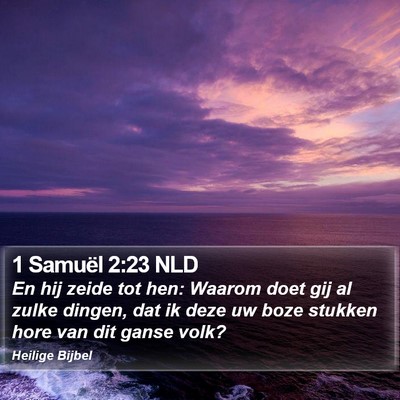 1 Samuël 2:23 NLD Bible Verse Image