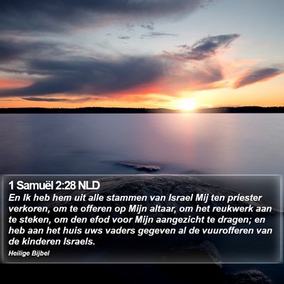 1 Samuël 2:28 NLD Bible Verse Image