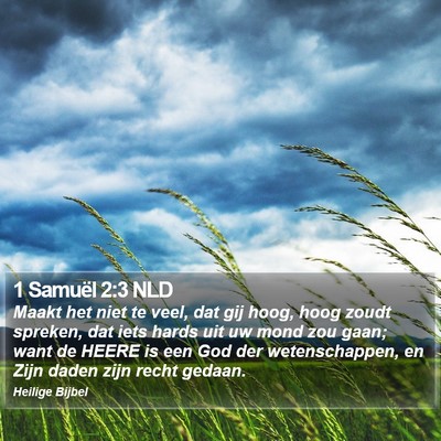 1 Samuël 2:3 NLD Bible Verse Image