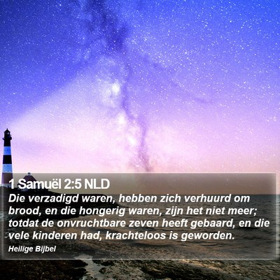 1 Samuël 2:5 NLD Bible Verse Image