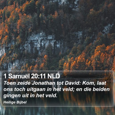 1 Samuël 20:11 NLD Bible Verse Image