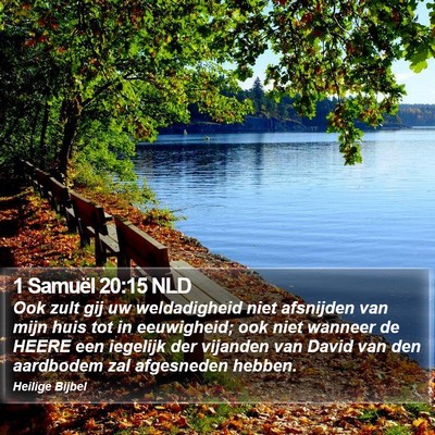 1 Samuël 20:15 NLD Bible Verse Image