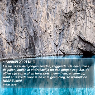 1 Samuël 20:21 NLD Bible Verse Image