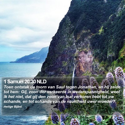 1 Samuël 20:30 NLD Bible Verse Image