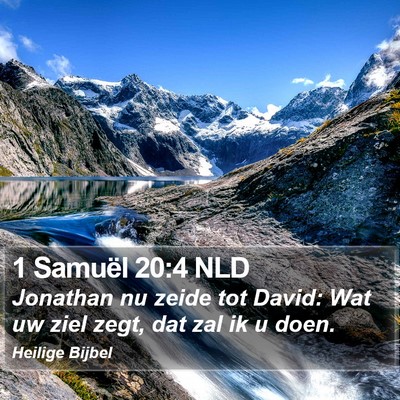 1 Samuël 20:4 NLD Bible Verse Image