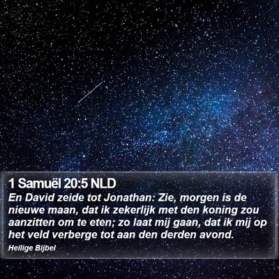 1 Samuël 20:5 NLD Bible Verse Image