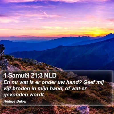 1 Samuël 21:3 NLD Bible Verse Image