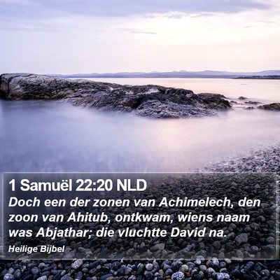 1 Samuël 22:20 NLD Bible Verse Image
