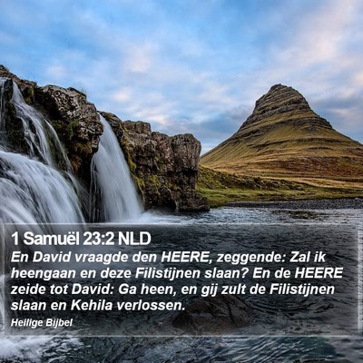 1 Samuël 23:2 NLD Bible Verse Image