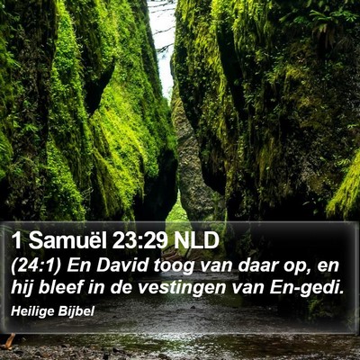 1 Samuël 23:29 NLD Bible Verse Image