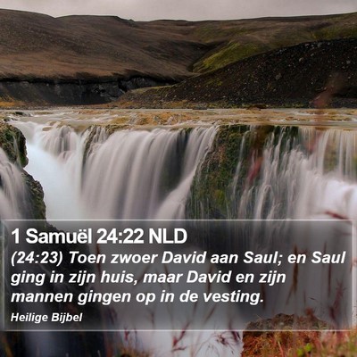 1 Samuël 24:22 NLD Bible Verse Image