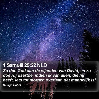 1 Samuël 25:22 NLD Bible Verse Image