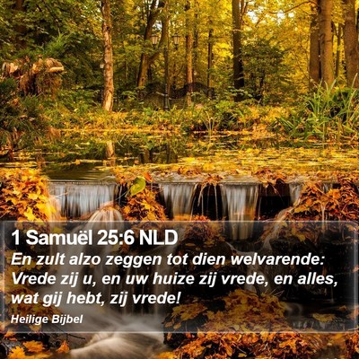 1 Samuël 25:6 NLD Bible Verse Image