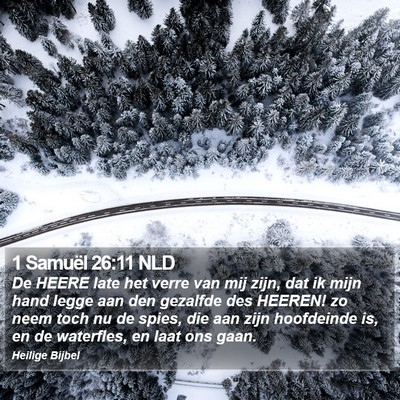 1 Samuël 26:11 NLD Bible Verse Image