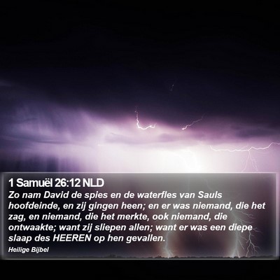 1 Samuël 26:12 NLD Bible Verse Image
