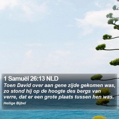 1 Samuël 26:13 NLD Bible Verse Image