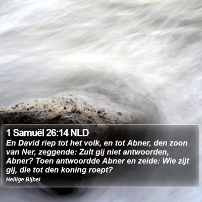 1 Samuël 26:14 NLD Bible Verse Image