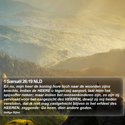 1 Samuël 26:19 NLD Bible Verse Image