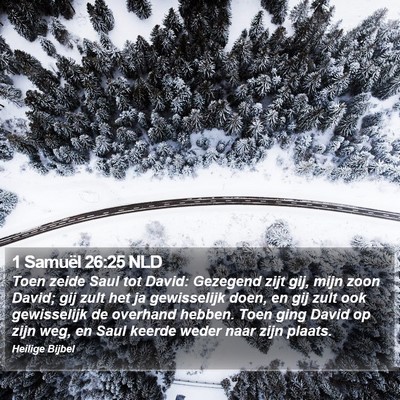 1 Samuël 26:25 NLD Bible Verse Image