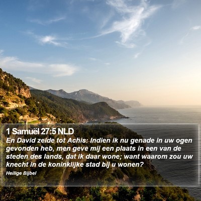 1 Samuël 27:5 NLD Bible Verse Image