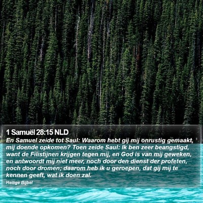 1 Samuël 28:15 NLD Bible Verse Image