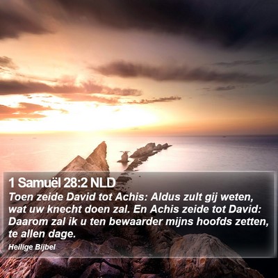 1 Samuël 28:2 NLD Bible Verse Image