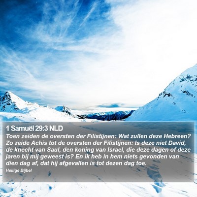 1 Samuël 29:3 NLD Bible Verse Image