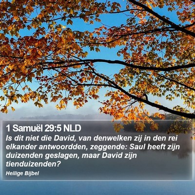 1 Samuël 29:5 NLD Bible Verse Image