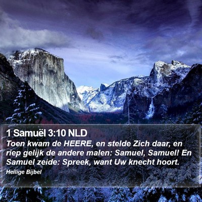 1 Samuël 3:10 NLD Bible Verse Image