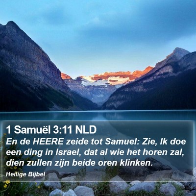 1 Samuël 3:11 NLD Bible Verse Image