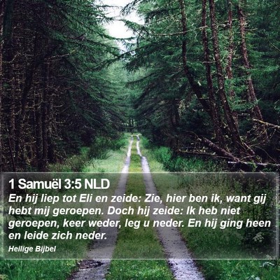 1 Samuël 3:5 NLD Bible Verse Image