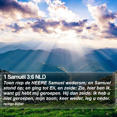 1 Samuël 3:6 NLD Bible Verse Image
