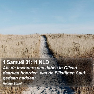 1 Samuël 31:11 NLD Bible Verse Image