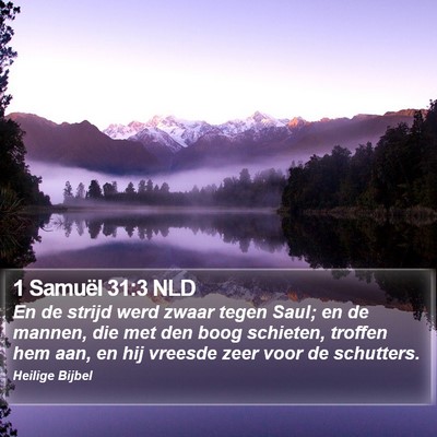1 Samuël 31:3 NLD Bible Verse Image