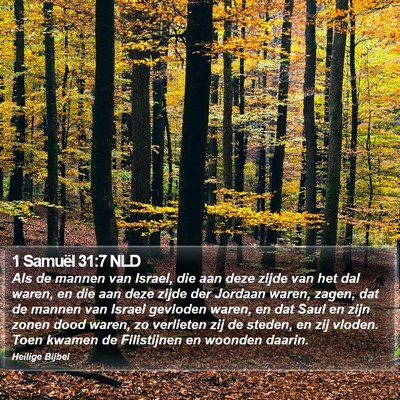 1 Samuël 31:7 NLD Bible Verse Image