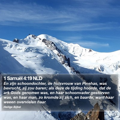 1 Samuël 4:19 NLD Bible Verse Image