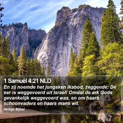 1 Samuël 4:21 NLD Bible Verse Image