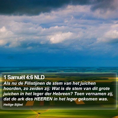 1 Samuël 4:6 NLD Bible Verse Image